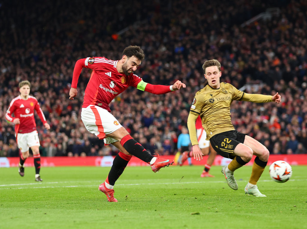 Manchester United v Real Sociedad de Futbol - UEFA Europa League 2024/25 Round of 16 Second Leg