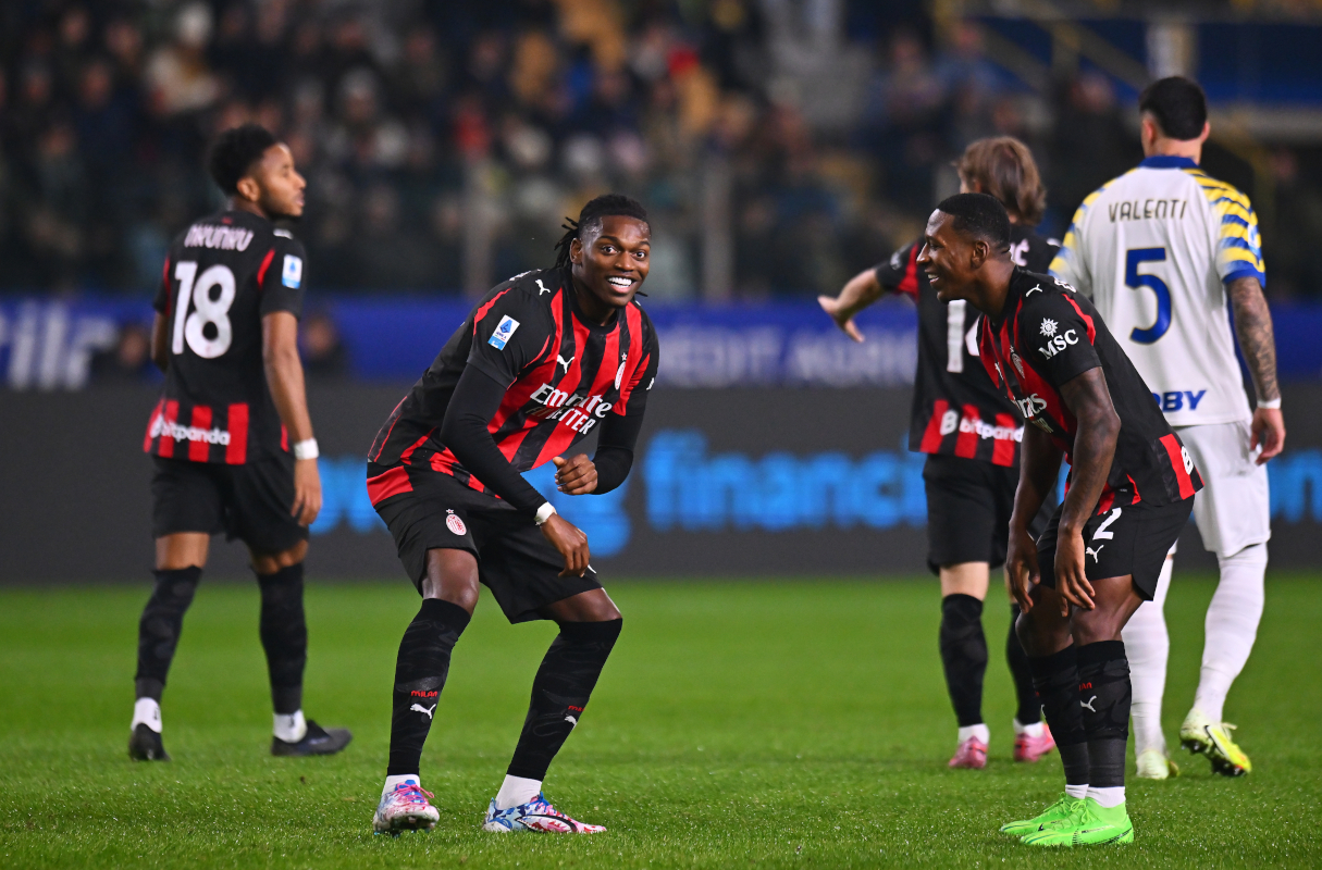 Rafael-Leao-celebrate-Parma-Milan